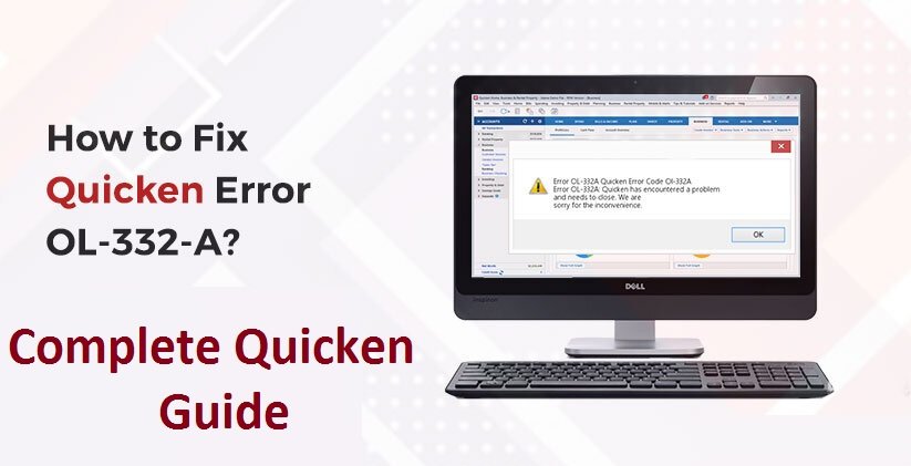 How to Quicken Error OL-332-A?
