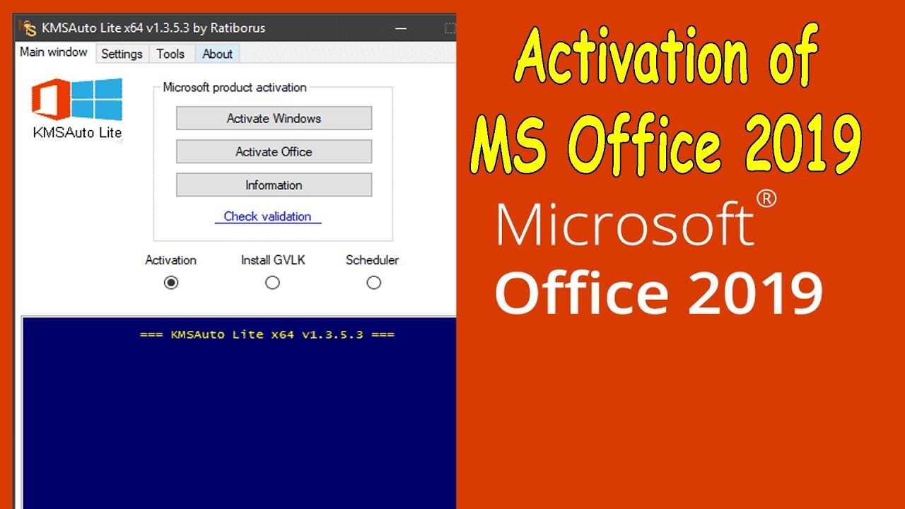 MS office 2019 activator free dawnload