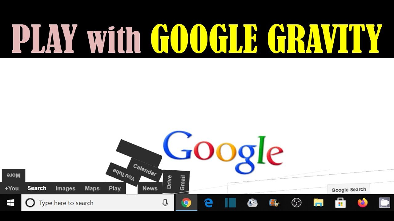 Mr. Doob – What is Google Gravity? How Does it Work?