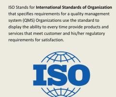 iso certification in India