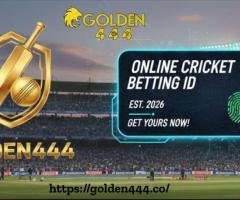 Get Online Cricket Betting ID with Golden444 in 2026