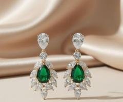 Buy Silver Flame Earrings Online