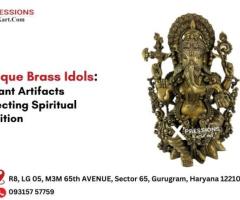 Antique Brass Idols: Elegant Artifacts Reflecting